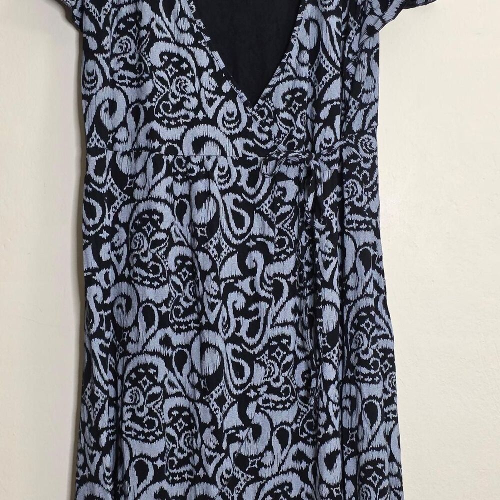 Fresh-produce Women's Black and Blue Dress